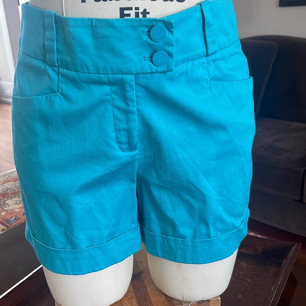 BIANCO NYGORD AQUA SHORTS SZ 10